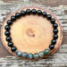 Moss Agate and Black Tourmaline Bracelet for Abundance and Prosperity by Rock My Zen